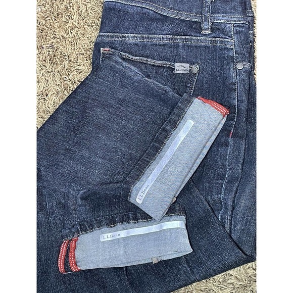 L.L. Bean Performance Stretch Jeans Women's Size 14 36 x‎ 29 Rise 9.5 - Picture 9 of 10